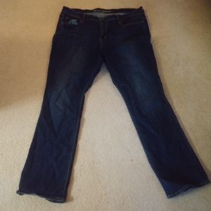 Dark bluejeans. Old navy. Curvy. Size 16.